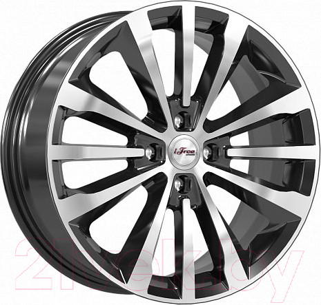 Изображение товара Литой диск iFree Андерсен 17x7" 4x100мм DIA 60.1мм ET 43мм Блэк джек