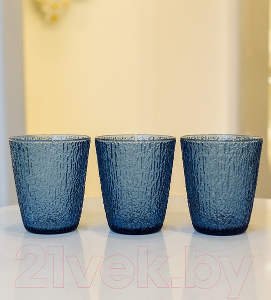 Изображение товара Набор стаканов Tognana Glass Blue / N3585J70BLU (3шт, синий)