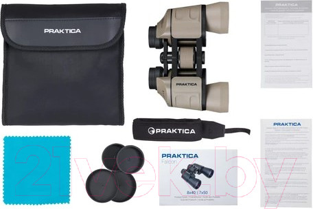 Изображение товара Бинокль Praktica Falcon 8x40 / PRA203 (песочный)