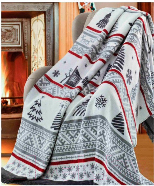 Изображение товара Плед Polesie 0С2203-Д43 190x150 (супербелый)