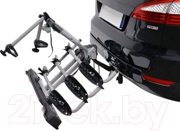 Изображение товара Автомобильное крепление для велосипеда Peruzzo Siena / 668/3-PRZ (серебристый/черный)