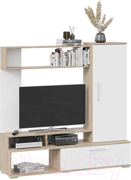 Изображение товара Стенка ТриЯ Сиена (дуб сонома/белый ясень)