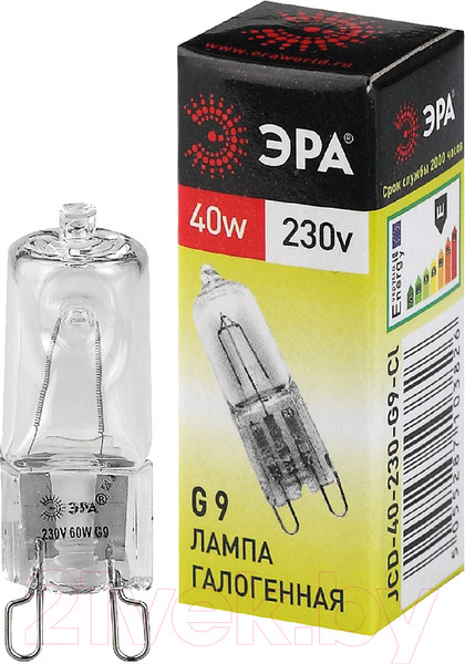 Изображение товара Лампа ЭРА G9-JCD-40-230V-CL / C0027378