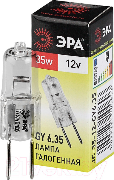 Изображение товара Лампа ЭРА GY6.35-JC-35W-12V / C0027371