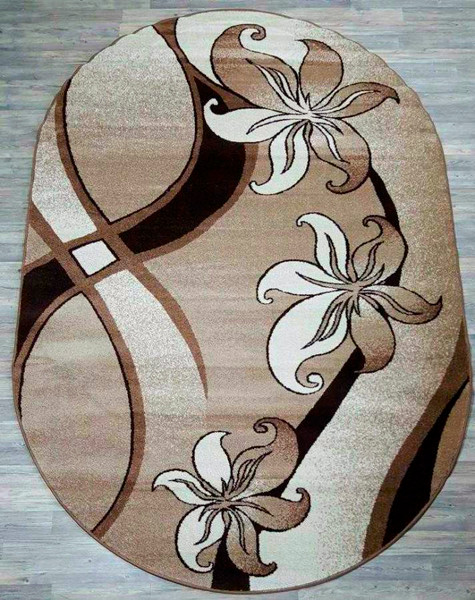 Изображение товара Ковер Витебские ковры Эспрессо овал f1673z7 (3x4)