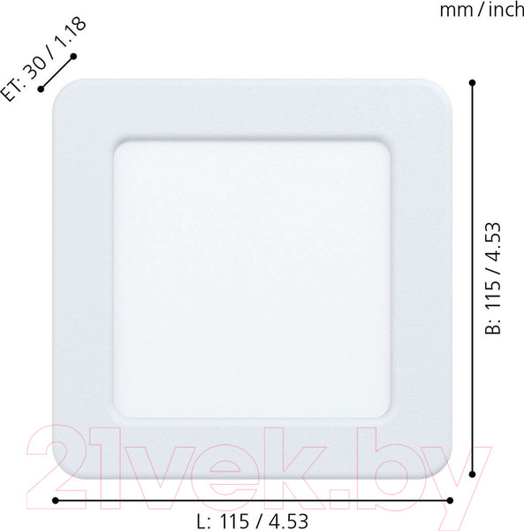Изображение товара Точечный светильник Eglo Fueva 5 99178