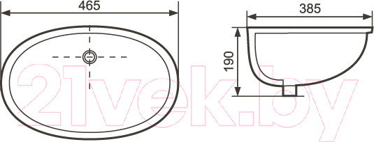 Изображение товара Умывальник Aquatek AQ0181-00