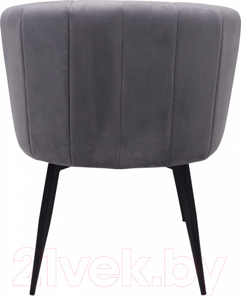 Изображение товара Стул AksHome Melon (серый велюр/черный)