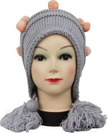 Изображение товара Шапка детская Polesie 7С1347-Д43 (светло-серый, р. 54)