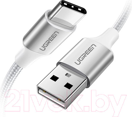 Изображение товара Кабель Ugreen US288 / 60133 (2м, белый)
