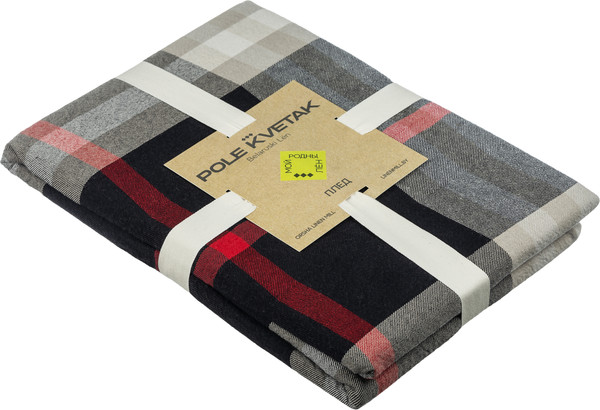 Изображение товара Плед Pole Kvetak (Беларускі лён) 140x180 21С131-ШР/у./л.с.уп. (1 Полёт/сорт 1)