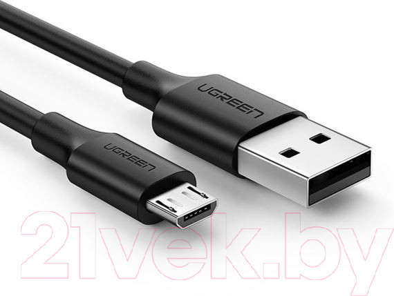 Изображение товара Кабель Ugreen US289 / 60137 (1.5м, черный)