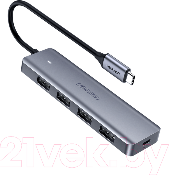 Изображение товара USB-хаб Ugreen CM219-70336 (серый)