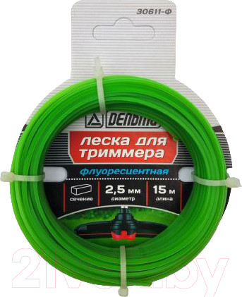 Изображение товара Леска для триммера Delta D30611-Ф