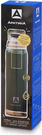 Изображение товара Термос для напитков Арктика 106-900C (зеленый)