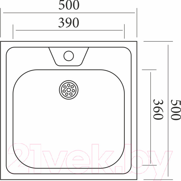 Изображение товара Мойка кухонная Mixline 310304