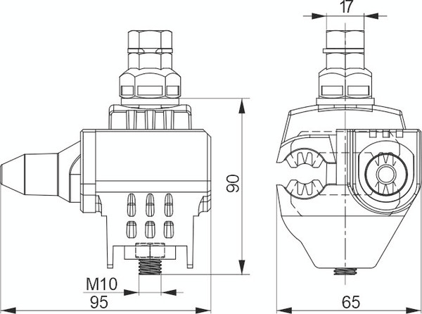 Изображение товара Зажим прокалывающий IEK UZA-11-D35-D150-1