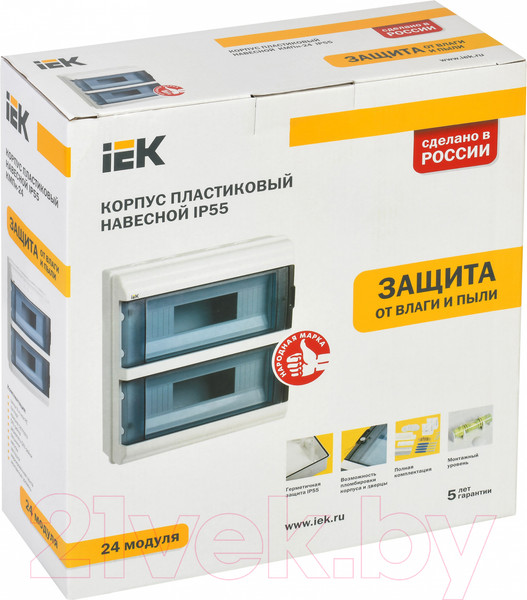 Изображение товара Бокс пластиковый IEK MKP72-N3-24-55