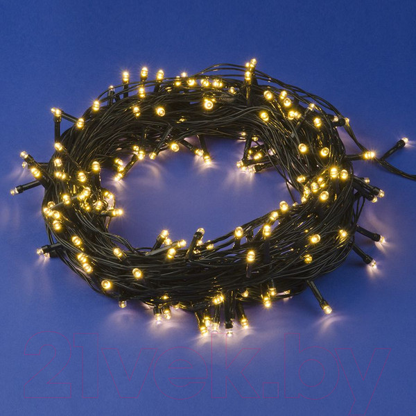 Изображение товара Светодиодная гирлянда Uniel ULD-S2000-200/DGA / UL-00007308 (теплый, белый)