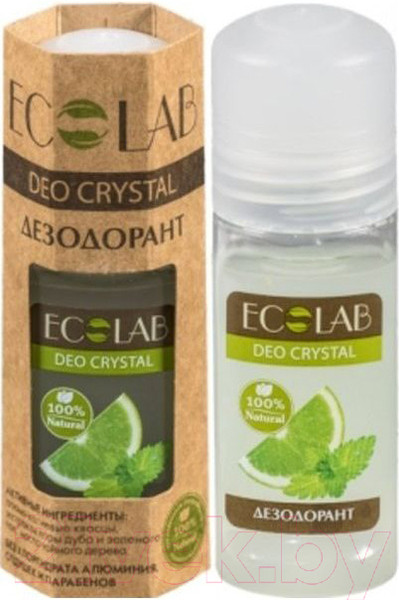 Изображение товара Дезодорант шариковый Ecological Organic Laboratorie Deo Crystal лимон и апельсин (50мл)