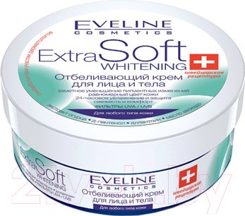 Изображение товара Крем для лица Eveline Cosmetics Extra Soft Whitening отбеливающий (200мл)