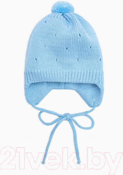 Изображение товара Шапочка для малышей Amarobaby Pure Love Cutie / AB-OD21-PLС16/19-46 (голубой, р. 46-48)