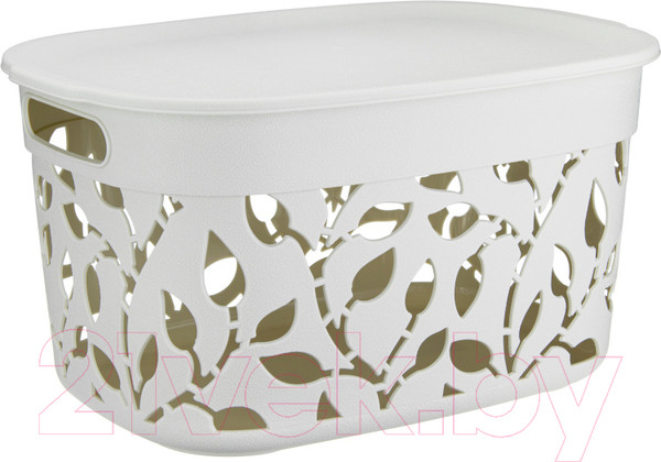 Изображение товара Корзина Idea Флора / М2363 (белый ротанг)