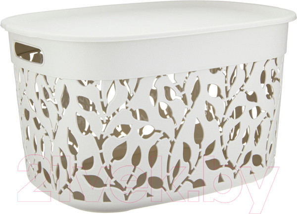 Изображение товара Корзина Idea Флора / М2364 (белый ротанг)