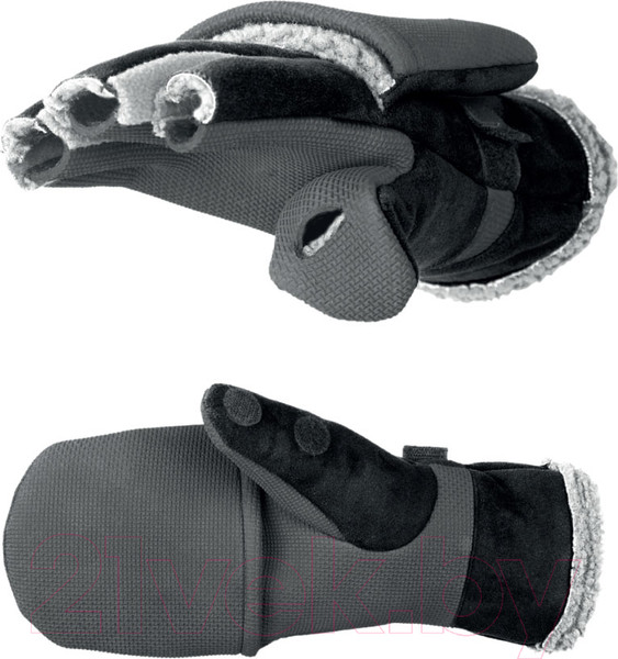 Изображение товара Перчатки-варежки для охоты и рыбалки Norfin Aurora / 703035-XL (черный)