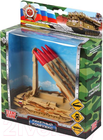 Изображение товара Автомобиль игрушечный Технопарк Ракетный комплекс / SB-17-62-A(BR)-WB