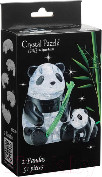 Изображение товара 3D-пазл Crystal Puzzle Две панды / 90239