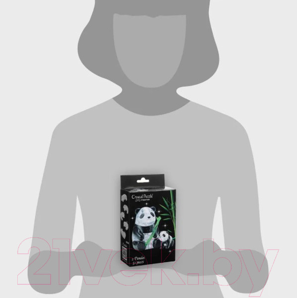 Изображение товара 3D-пазл Crystal Puzzle Две панды / 90239