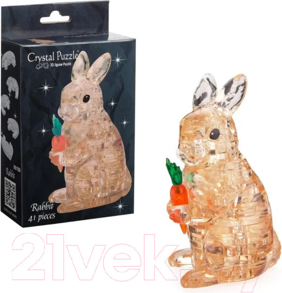 Изображение товара 3D-пазл Crystal Puzzle Кролик / 90159