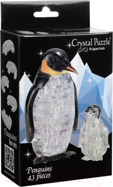 Изображение товара 3D-пазл Crystal Puzzle Пингвины / 90165