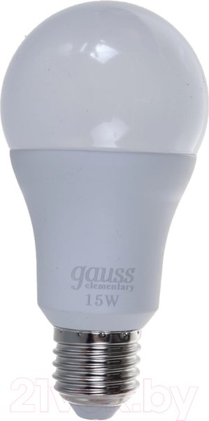 Изображение товара Лампа Gauss Elementary E27 15W 6500K / 23235