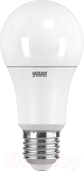 Изображение товара Лампа Gauss Elementary E27 15W 6500K / 23235