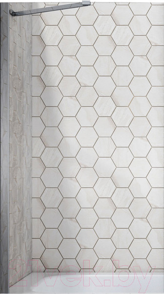 Изображение товара Стеклянная шторка для ванны Ambassador Bath Screens 80x140 / 16041103