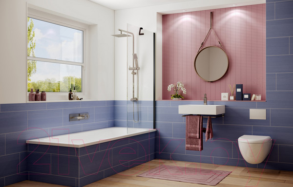 Изображение товара Стеклянная шторка для ванны Ambassador Bath Screens 70x140 / 16041206