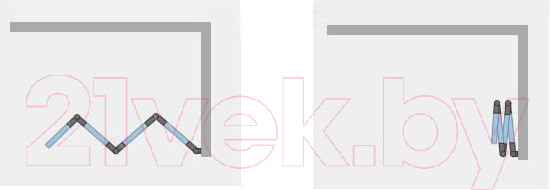 Изображение товара Стеклянная шторка для ванны Ambassador Bath Screens 90x140 / 16041110R