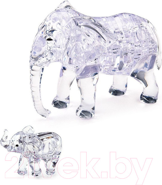 Изображение товара 3D-пазл Crystal Puzzle Два слона / 90235