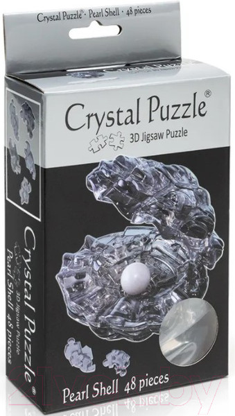 Изображение товара 3D-пазл Crystal Puzzle Жемчужина / 90321 (черный)