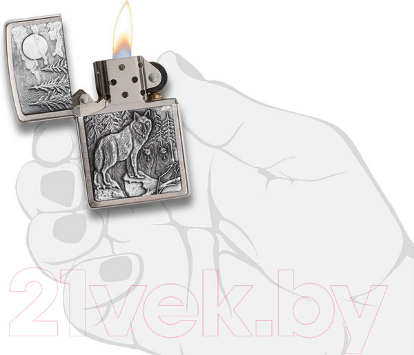 Изображение товара Зажигалка Zippo Classic / 20855 (серебристый)