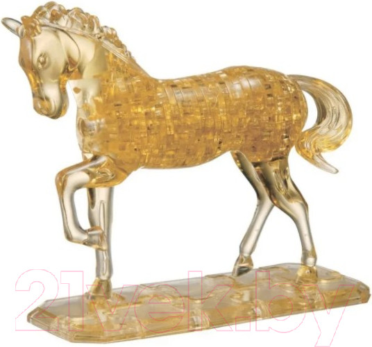 Изображение товара 3D-пазл Crystal Puzzle Лошадь / 91101 (золото)