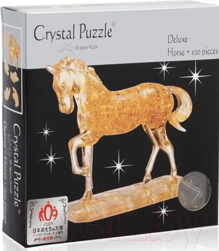 Изображение товара 3D-пазл Crystal Puzzle Лошадь / 91101 (золото)