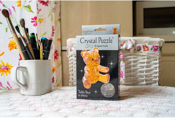 Изображение товара 3D-пазл Crystal Puzzle Мишка / 90214 (янтарный)