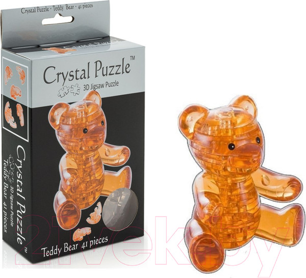 Изображение товара 3D-пазл Crystal Puzzle Мишка / 90214 (янтарный)