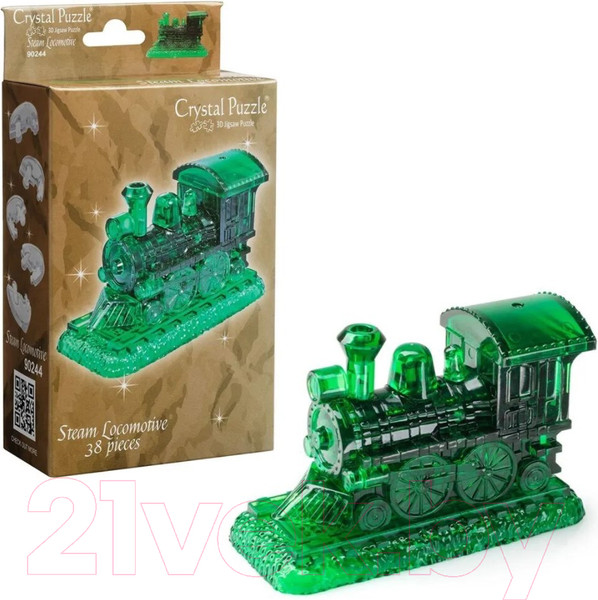 Изображение товара 3D-пазл Crystal Puzzle Паровозик / 90244