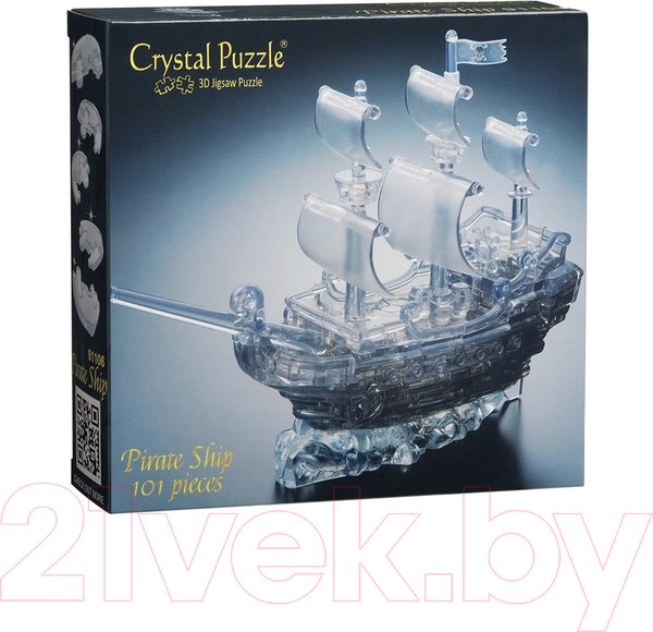 Изображение товара 3D-пазл Crystal Puzzle Пиратский корабль / 91106