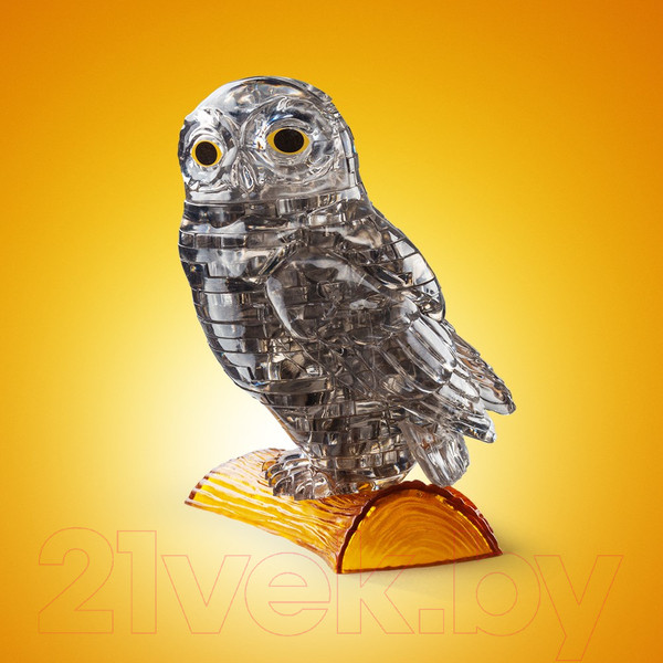 Изображение товара 3D-пазл Crystal Puzzle Сова / 90147 (дымчатый)