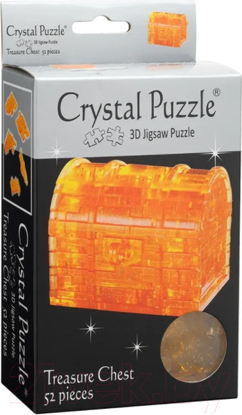 Изображение товара 3D-пазл Crystal Puzzle Сундук / 90007